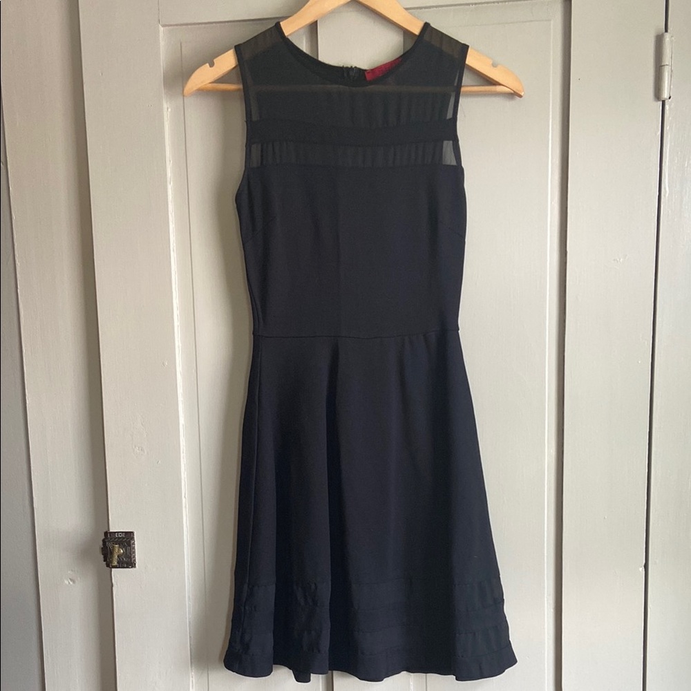 Saks Fifth Avenue Black Sleeveless Mini Dress
